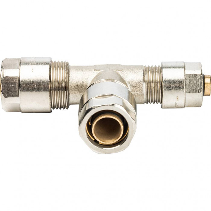 Тройник переходной Prandelli Multyrama (20.2х20.2х16.2) для металлопластиковых труб винтовой