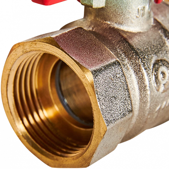 Кран шаровой ROMMER ВР/НР, ручка бабочка 1