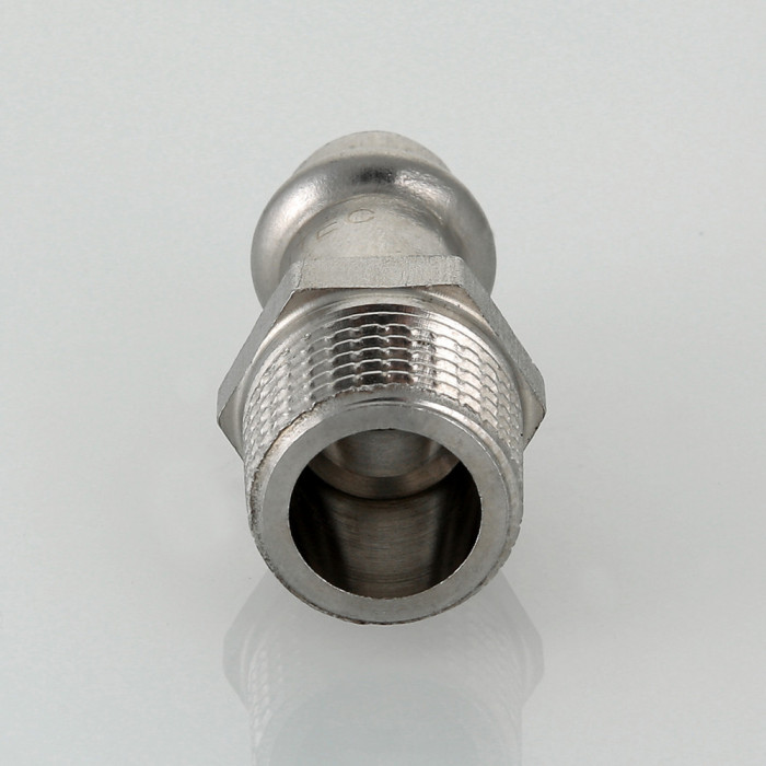 Valtec VTi.901.I.002805 Пресс-фитинг из нержавеющей стали с наружной резьбой 28 мм х 3/4"