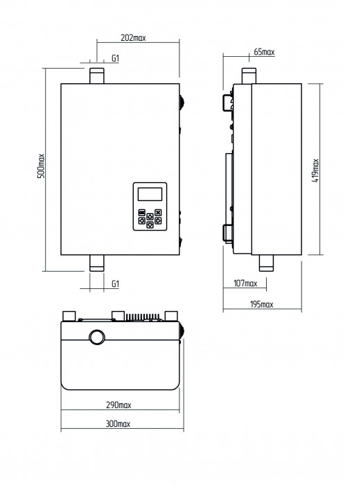 Электрический котел РЭКО 5П 5 кВт 220В