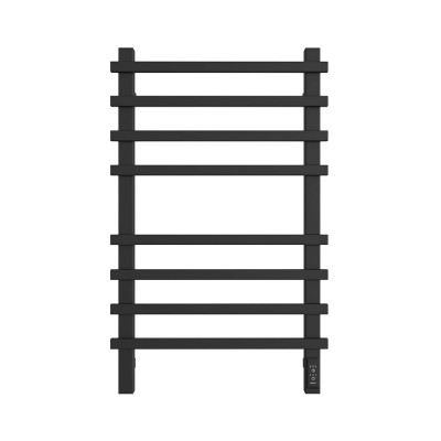 STOUT  SHQ-T2QQ-008050 STOUT полотенцесушитель электрический TECHNO quadro 80*50 Черный матовый