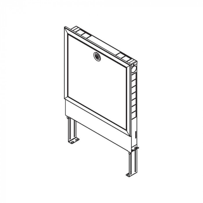 Шкаф коллекторный REHAU, встраиваемый, тип UP 75/750, белый (13464201001)