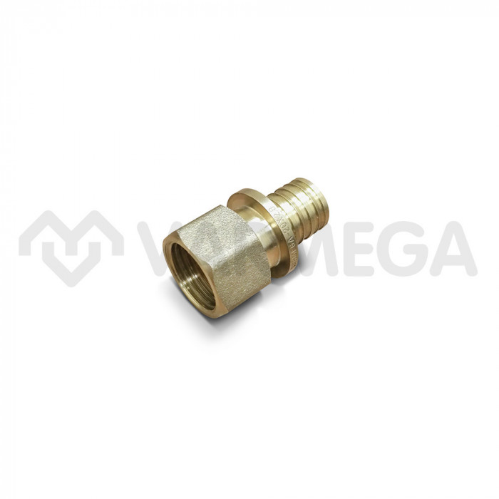 Муфта переходная (переходник) с внутренней резьбой Varmega Slide-fit VM51316, 25х3/4", латунная, аксиальная