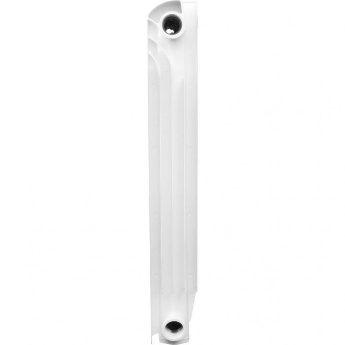 Алюминиевый радиатор Global ISEO 500 500, 12 секций, боковое подключение, белый
