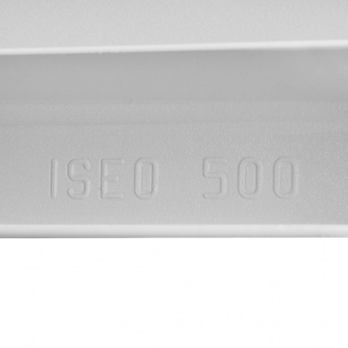 Алюминиевый радиатор Global ISEO 500 500, 12 секций, боковое подключение, белый
