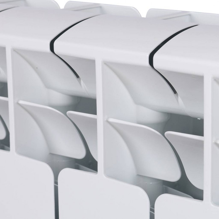 Биметаллический радиатор RIFAR BASE VENTIL 500, 6 секций, нижнее правое подключение, белый