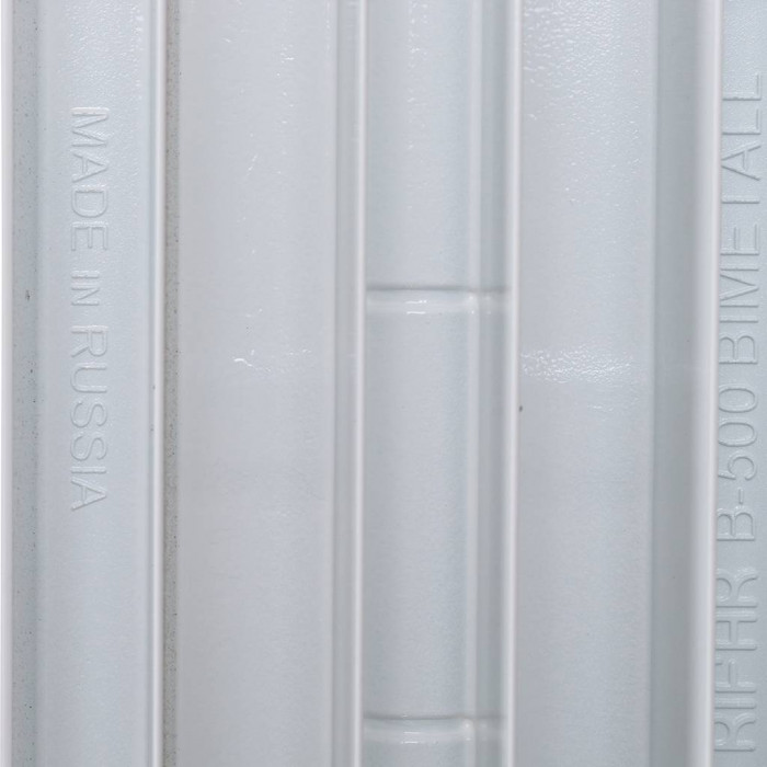 Биметаллический радиатор RIFAR BASE VENTIL 500, 6 секций, нижнее правое подключение, белый