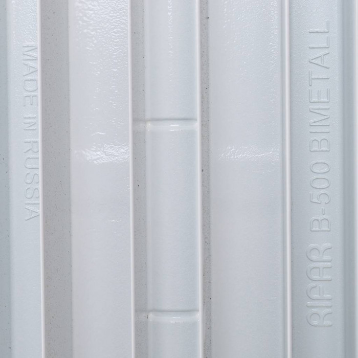 Биметаллический радиатор RIFAR BASE VENTIL 500, 6 секций, нижнее правое подключение, белый