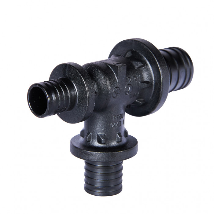 REHAU RAUTITAN Тройник с уменьшенным боковым и торцевым проходом 25-20-16 PX