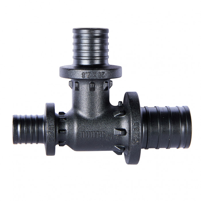 REHAU RAUTITAN Тройник с уменьшенным боковым и торцевым проходом 25-20-16 PX