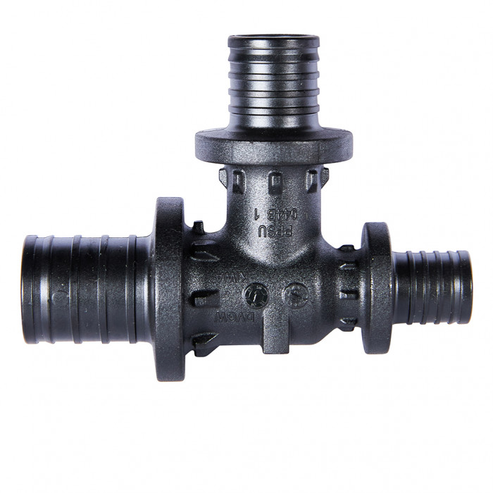 REHAU RAUTITAN Тройник с уменьшенным боковым и торцевым проходом 25-20-16 PX