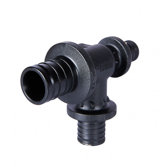 REHAU RAUTITAN Тройник с уменьшенным боковым и торцевым проходом 25-20-16 PX