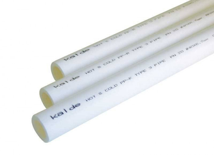 Труба полипропиленовая Kalde d=90 (PN 10) (цвет белый) (Длина: 4 м)