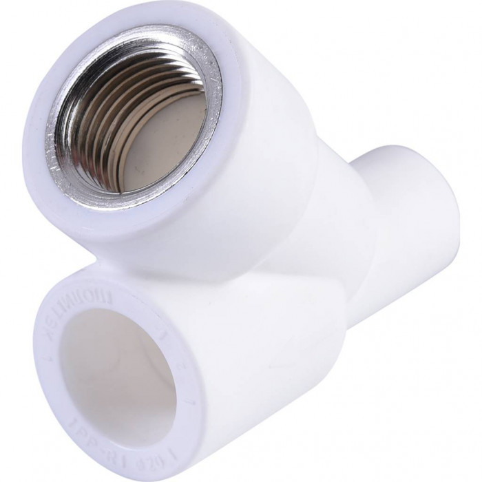 Фильтр Политэк d=20 для полипропиленовых труб под сварку (ВН-НР) (цвет белый)