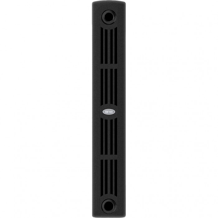 Биметаллический радиатор RIFAR SUPReMO 500, 10 секций, боковое подключение, черный