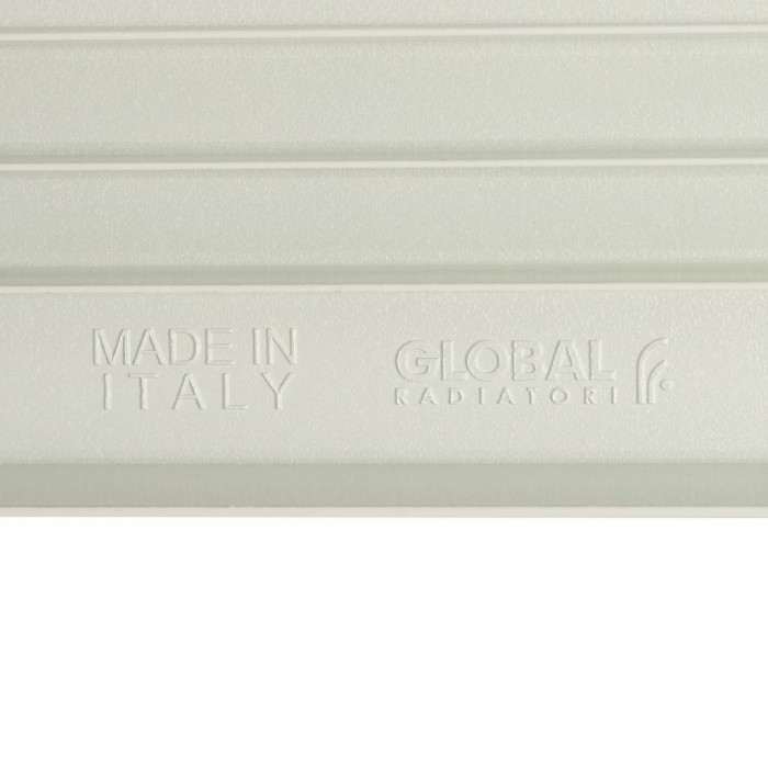 Алюминиевый радиатор STOUT Bravo 500, 10 секций, боковое подключение, белый