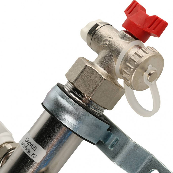 Распределительный коллектор REHAU HKV-D на 12 контуров нержавеющая сталь (12081211002)