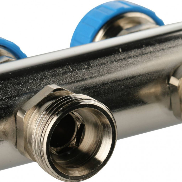 Распределительный коллектор REHAU HKV-D на 12 контуров нержавеющая сталь (12081211002)