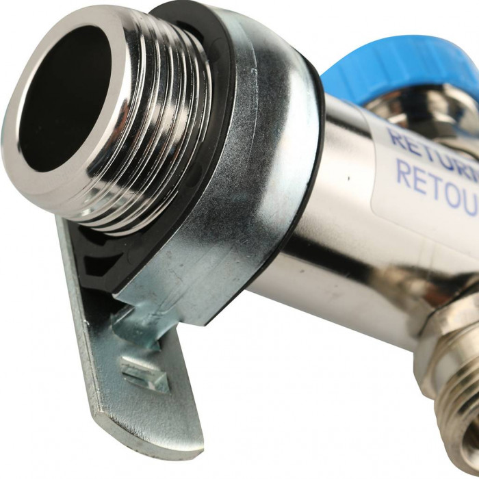 Распределительный коллектор REHAU HKV-D на 12 контуров нержавеющая сталь (12081211002)