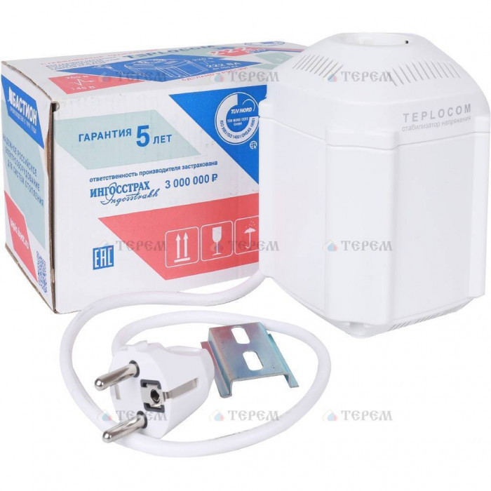 Стабилизатор для газовых настенных котлов отопления TEPLOCOM ST – 222/500 БАСТИОН