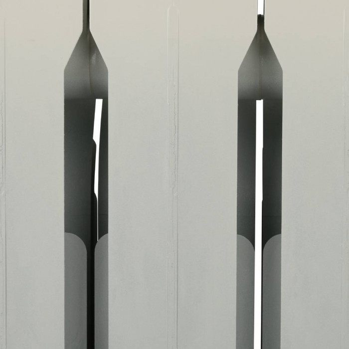 Алюминиевый радиатор Global ISEO 500 500, 14 секций, боковое подключение, белый