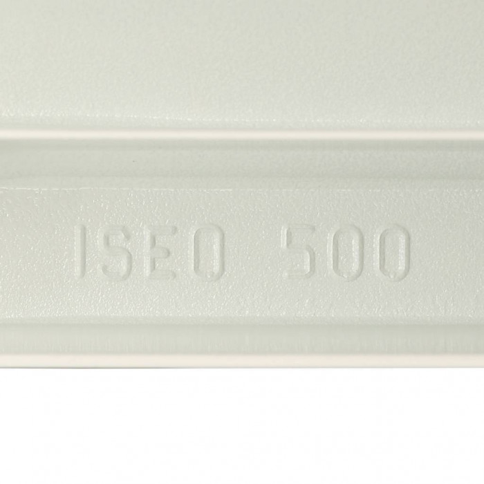Алюминиевый радиатор Global ISEO 500 500, 14 секций, боковое подключение, белый