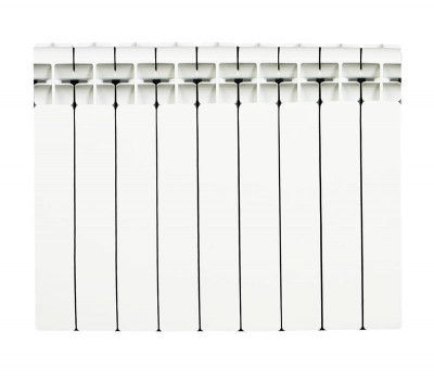 Биметаллический радиатор RIFAR BASE VENTIL 500, 9 секций, нижнее правое подключение, белый