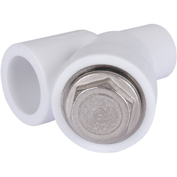 Фильтр Политэк d=25 для полипропиленовых труб под сварку (ВН-НР) (цвет белый)