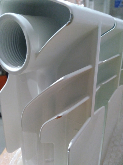 Биметаллический радиатор ROMMER Plus BM 200, 6 секций, боковое подключение, белый