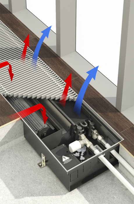 Встраиваемый в пол конвектор Varmann QthermHK QHK4 310.150.1900 RR U EV1