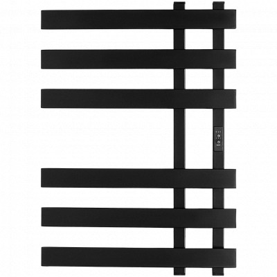STOUT  SHQ-N2QQ-007050 STOUT полотенцесушитель электрический NEOSOUL quadro 70*50 Черный матовый
