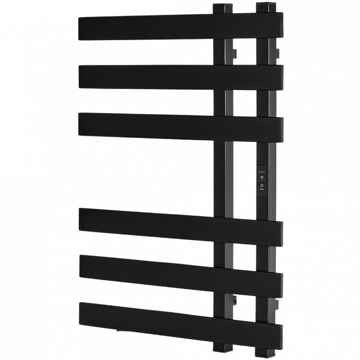 STOUT  SHQ-N2QQ-007050 STOUT полотенцесушитель электрический NEOSOUL quadro 70*50 Черный матовый