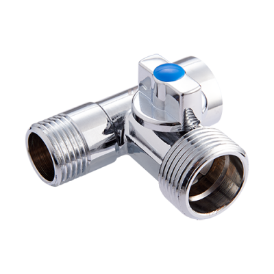 Кран-тройник сантехнический 1/2&quot;x3/4&quot;x1/2&quot; вн.-нар.-нар.