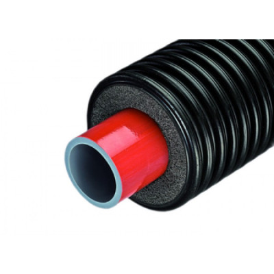 Теплоизолированная труба FLEXALEN 600 Стандарт+ VS-RH160A75 (75x6,9/160, 8 bar, 95 град С) однотрубная с увеличенной толщиной теплоизоляции