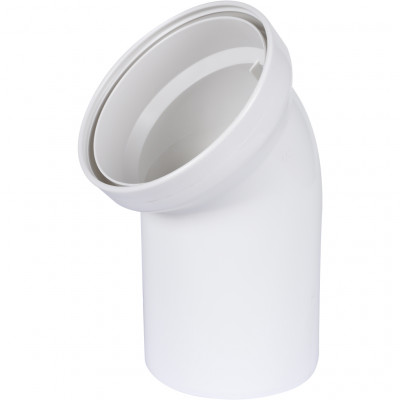 Отвод REHAU для присоединения выпуска унитаза 110/45° (11216141001)