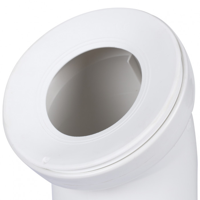 Отвод REHAU для присоединения выпуска унитаза 110/45° (11216141001)