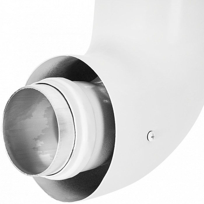 ROMMER RCA-6010-250100 Начальный участок 90 гр. универсальный 60/100 (кроме Immergas и Navien Deluxe 75/100 стар.)