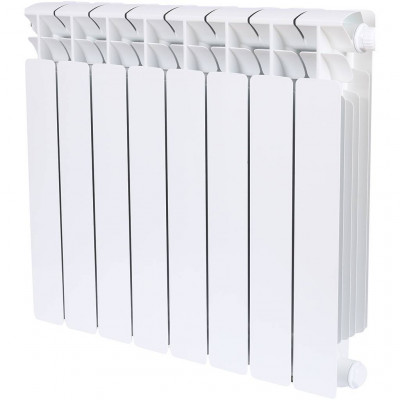 Биметаллический радиатор RIFAR BASE VENTIL 500, 8 секций, нижнее правое подключение, белый