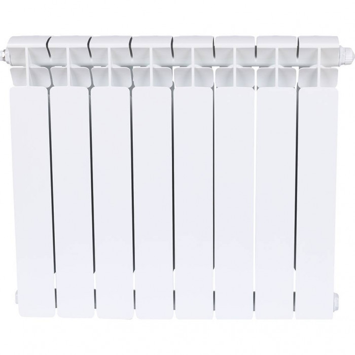 Биметаллический радиатор RIFAR BASE VENTIL 500, 8 секций, нижнее правое подключение, белый