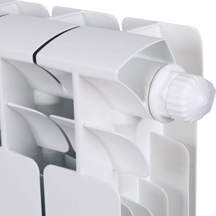 Биметаллический радиатор RIFAR BASE VENTIL 500, 8 секций, нижнее правое подключение, белый