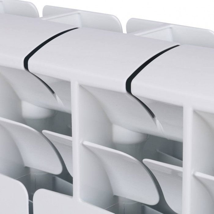 Биметаллический радиатор RIFAR BASE VENTIL 500, 8 секций, нижнее правое подключение, белый