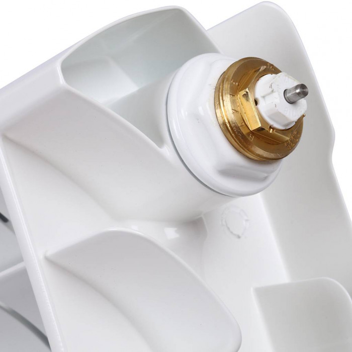 Биметаллический радиатор RIFAR BASE VENTIL 500, 8 секций, нижнее правое подключение, белый