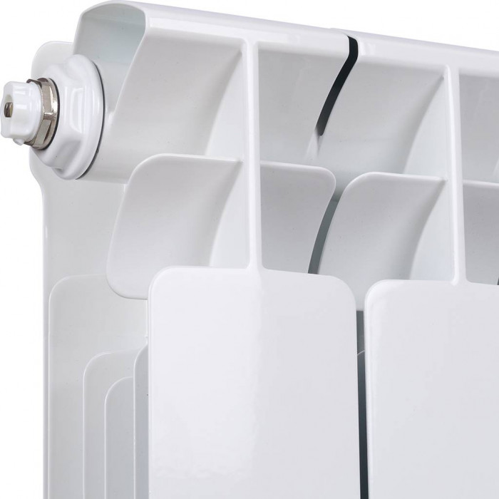 Биметаллический радиатор RIFAR BASE VENTIL 500, 8 секций, нижнее правое подключение, белый