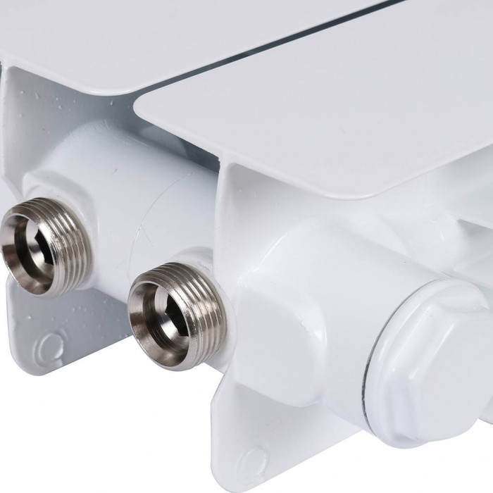 Биметаллический радиатор RIFAR BASE VENTIL 500, 8 секций, нижнее правое подключение, белый