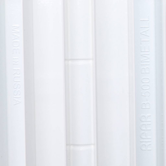 Биметаллический радиатор RIFAR BASE VENTIL 500, 8 секций, нижнее правое подключение, белый