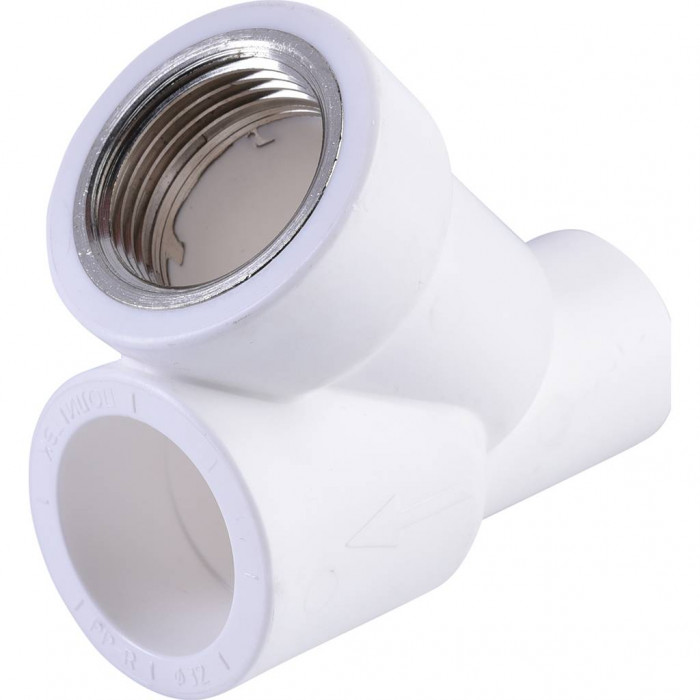 Фильтр Политэк d=32 для полипропиленовых труб под сварку (ВН-НР) (цвет белый)