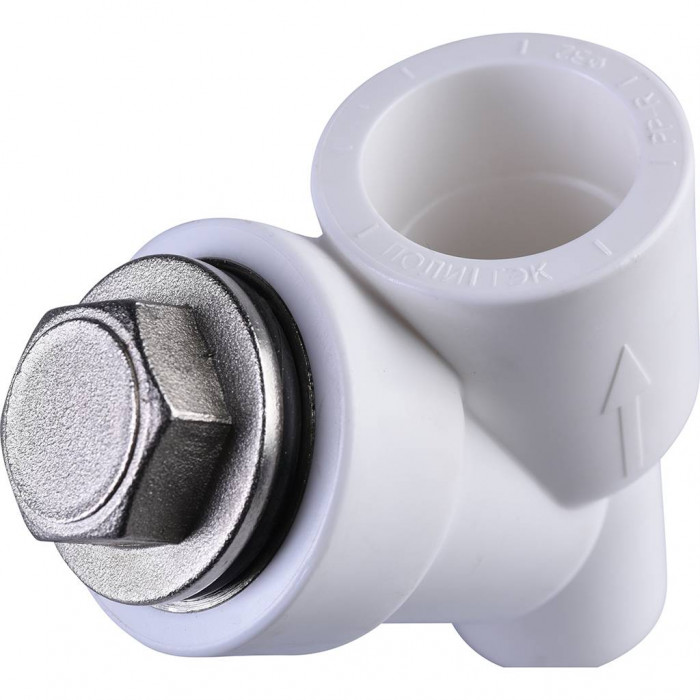 Фильтр Политэк d=32 для полипропиленовых труб под сварку (ВН-НР) (цвет белый)