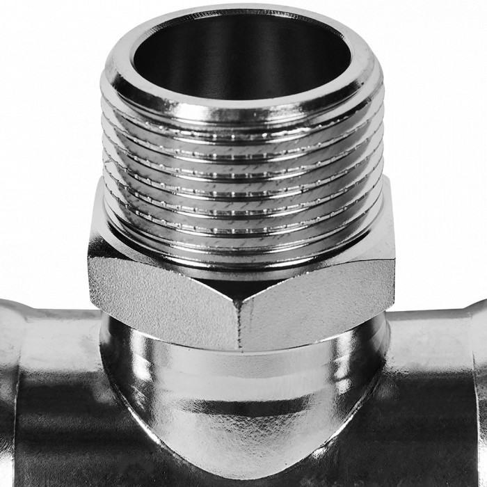 ROMMER RSS-0016-000421 ROMMER Тройник-переходник-НР, 42х1, из нержавеющей стали прессовой