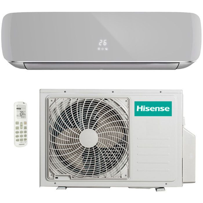 Инверторный настенный кондиционер Hisense RED CRYSTAL SUPER DC Inverter AS-10UW4RVETG00(R) SILVER