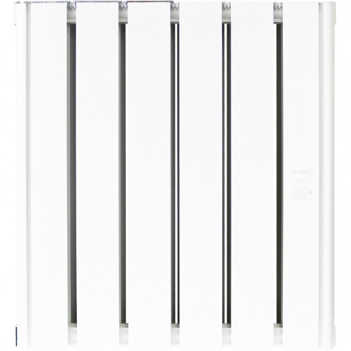 Радиатор алюминиевый Global Sebino 500 6 секции боковое подключение (белый RAL 9010) SE05001006